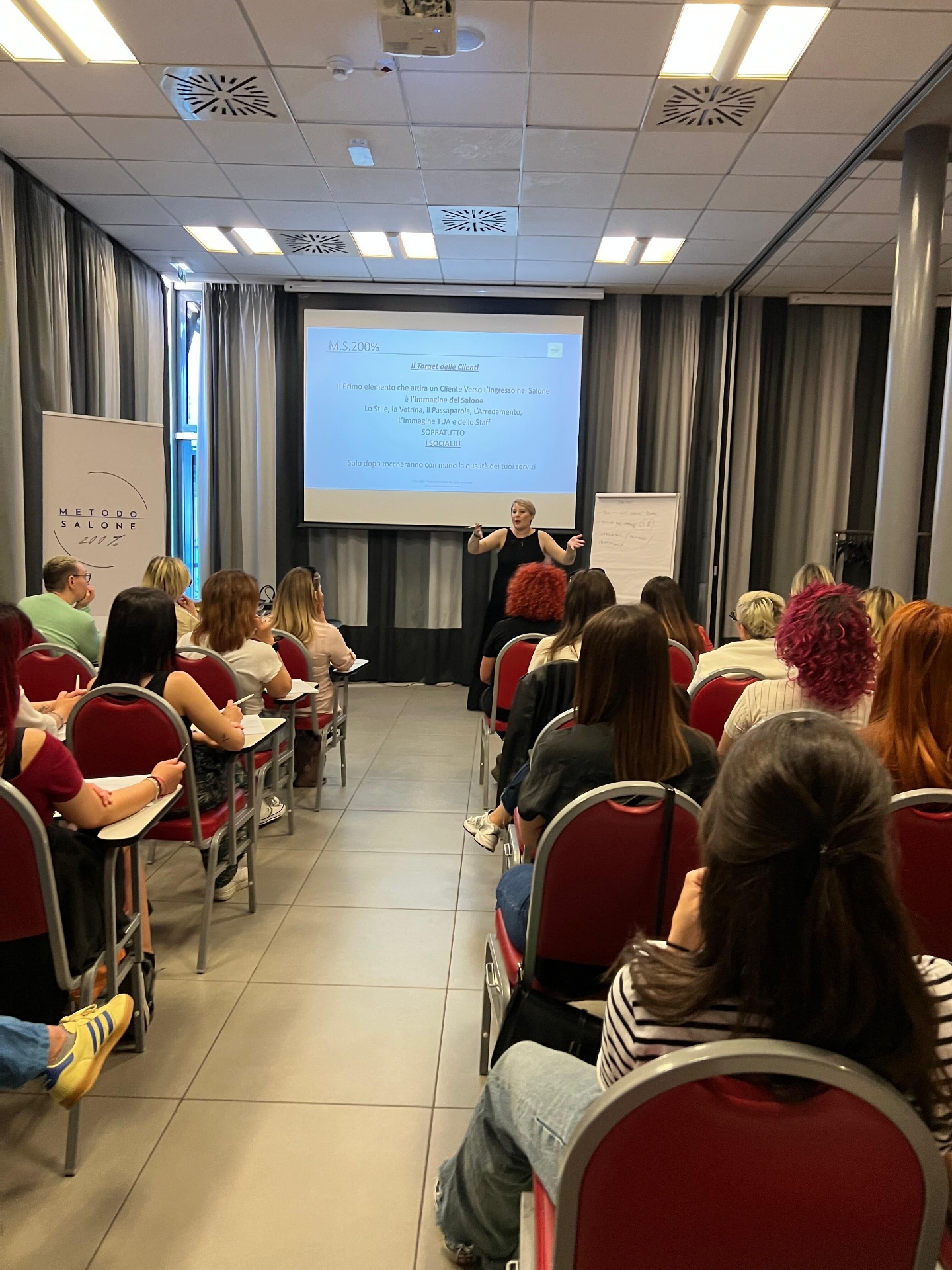 Federica Galdini insegna durante una formazione